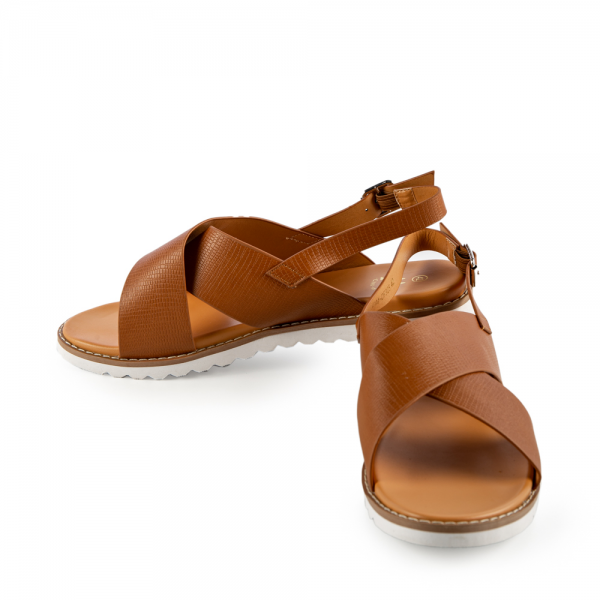 Cupra camel női szandál, 4 - Kalapod.hu